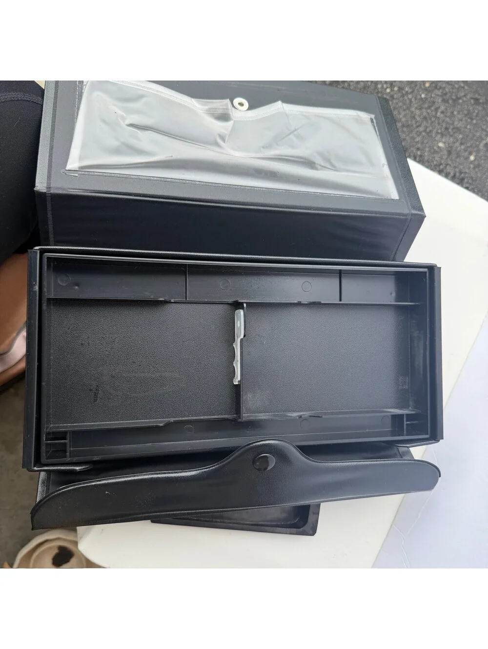Vintage Calligraphy Set with Ink Stone, Ink Stick, 4‎ Brushes & Case - B-9